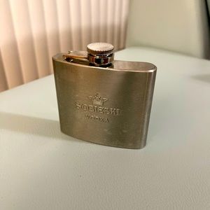 Sobieski Vodka 5oz Stainless Steel Flask - 1
